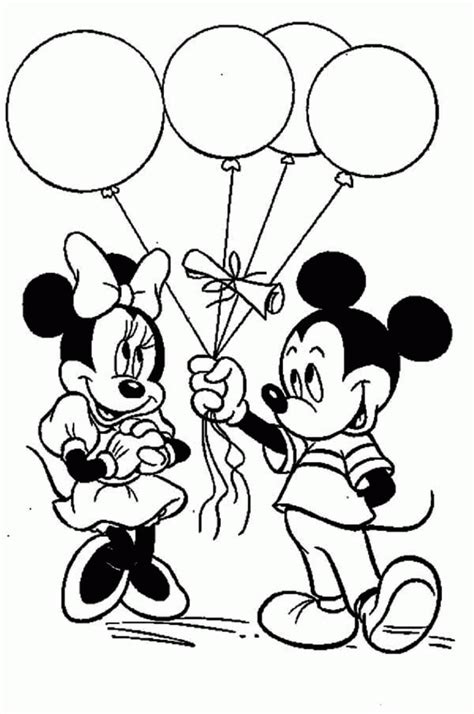 Fise De Colorat Cu Mickey Mouse D Baloane Lui Minnie Mouse Hot Sex Picture