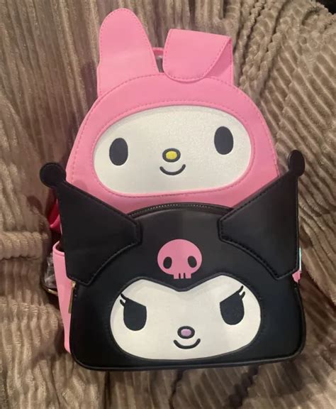 Loungefly Sanrio My Melody And Kuromi Double Pocket Mini Backpack