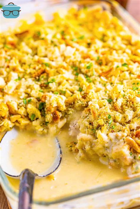Hen And Stuffing Casserole The Nation Prepare Dinner Tasty Made Simple