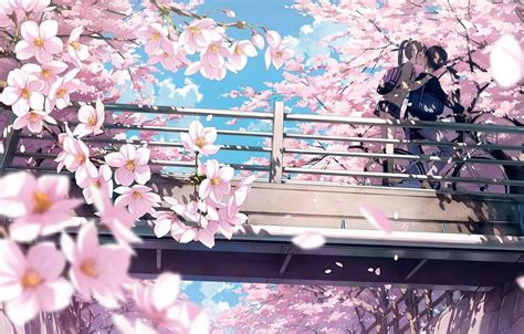 Beautiful Anime Flower Wallpapers Top Free Beautiful Anime Flower