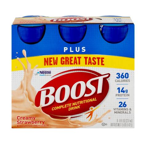 Save On Boost Complete Nutritional Drink Plus Creamy Strawberry Gluten