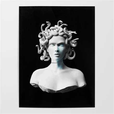 Deconstructed Medusa Poster By Underdott Society6