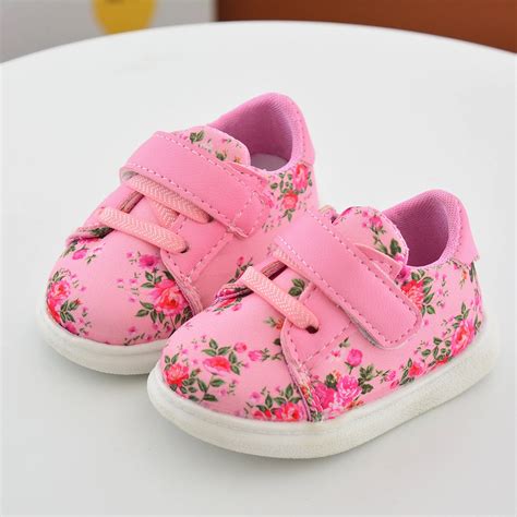 Toddler Infant Baby Girls Shoes Pink Cotton Strap Casual Newborn Girls