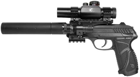 Gamo Pt 85 Tactical Blowback Pellet Pistol Airgun Depot