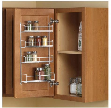Average rating:4out of5stars, based on18reviews18ratings. Door Mount Spice Holder Rack Kitchen Cabinet Organizer ...