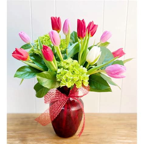 Home Valentine Tulip Bouquet Same Day Delivery In Greater Metro