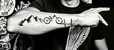 Pin By Renato Zanette On Freeride Bike Tattoos Mountain Bike Tattoo