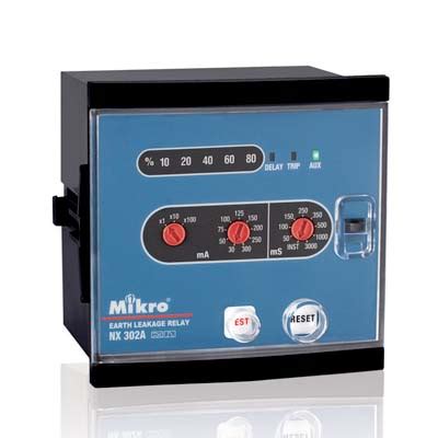 The earth leakage detector (eld) is used to detect earth faults in the signalling cables and circuits. NX302A/301A/301E - Earth Leakage Relay - Mikro MSC Bhd