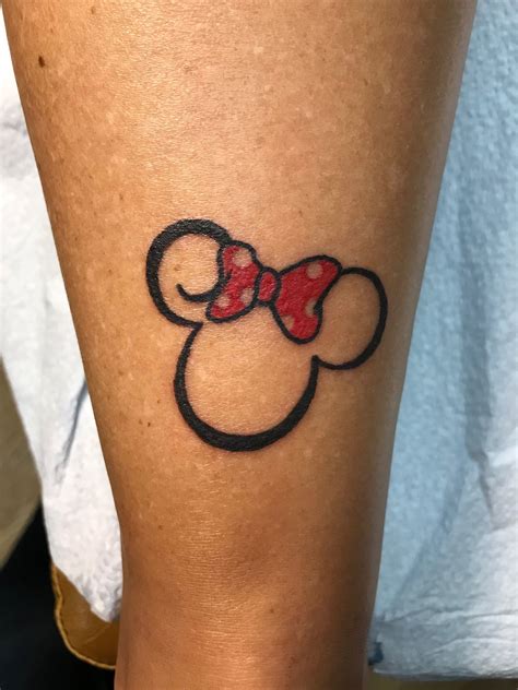 Because I Love Minnie Mouse Infinity Tattoo Tattoos Minnie