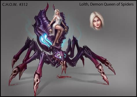 Lolth Demon Queen Of Spiders By Exomemory On Deviantart Art Concept