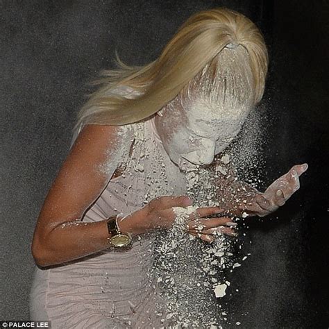 Ex On The Beach Star Holly Rickwood Gets Flour Bombed On Night Out