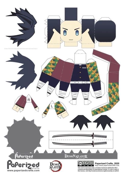 Rengoku Papercraft Paper Doll Template Anime Paper Anime Crafts Porn