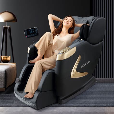 Homasa Massage Chair Spa Full Body Shiatsu Massaging 22nodes With Touch Screen Ebay