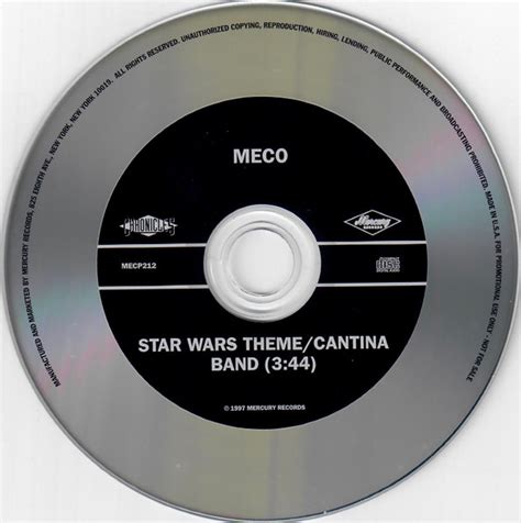 Meco Star Wars Theme Cantina Band 1997 Cd Discogs