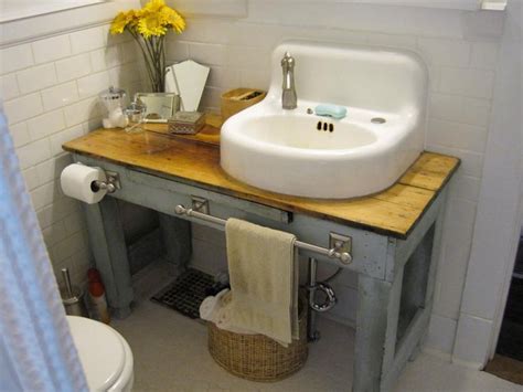20 Upcycled And One Of A Kind Bathroom Vanities Diy Projects For Our Home