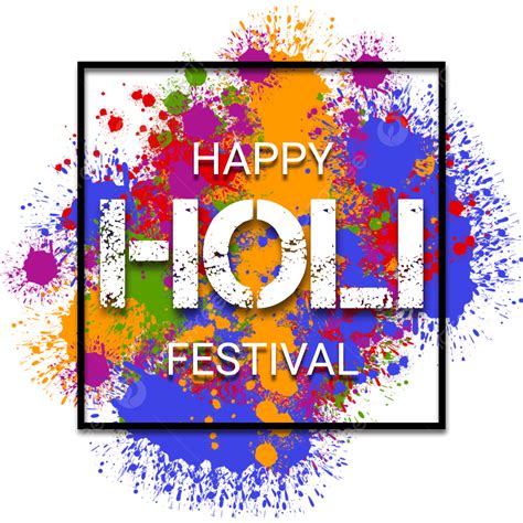 Feliz Festival Holi Png Diseño Transparente Png Felices Fiestas