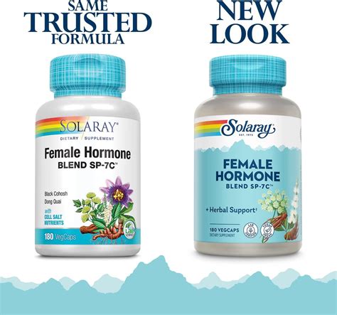 Solaray Female Hormone Blend Sp 7c 180 Vegcaps