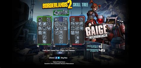 Check Out Borderlands 2s Mechromancer Skill Tree