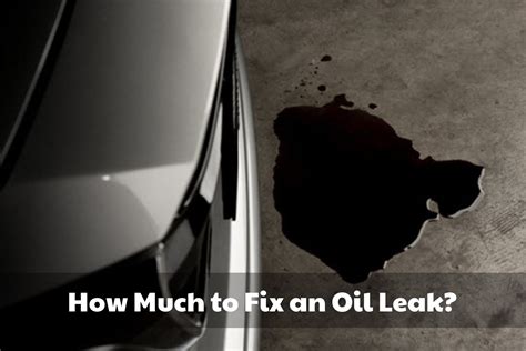 How Much To Fix An Oil Leak 6 Factors To Consider Brads Cartunes