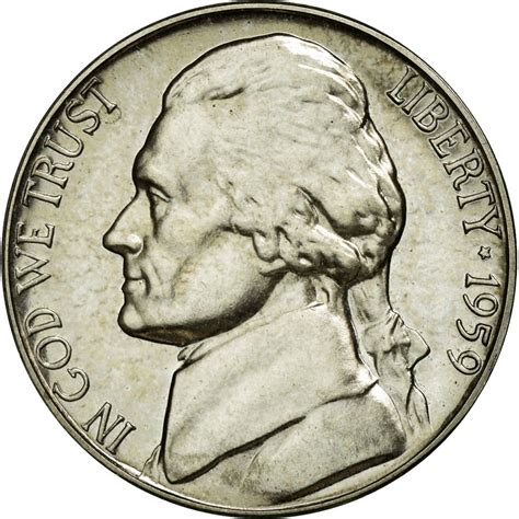 Five Cents Jefferson Nickel Coin Type From United States Online