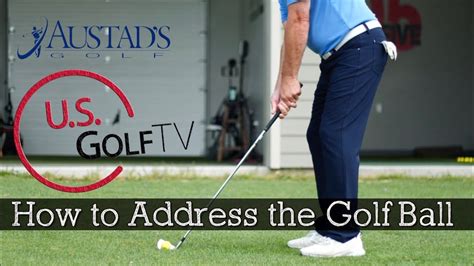 How To Address The Golf Ball With Irons Golf Setup Youtube