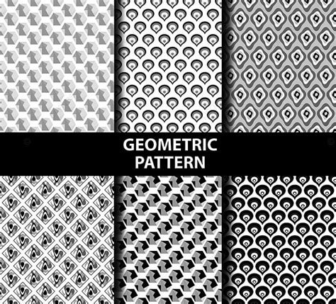 Gambar Pola Bergaris Geometris Abstrak Dengan Belah Ketupat Berwarna