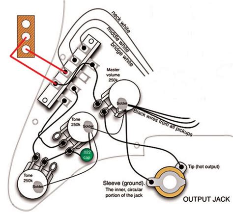 The low jacks low input impedance can suppress some high frequencies from the guitar pickup so the guitar tone is typically a little less bright than when compared to the hi jack. Guitar Input Jack Wiring Diagram