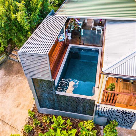 Plunge Pools Queensland Sunshine Coast And Brisbane Allcast Precast Swim Spa Swimming Pools