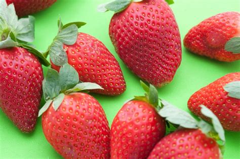 Fresh Ripe Red Strawberries Free Stock Image