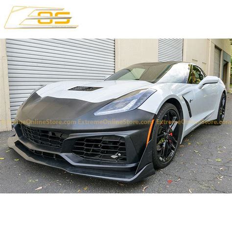 Corvette C7 Front Bumper Zr1 Conversion Kit W Front Splitter Extreme