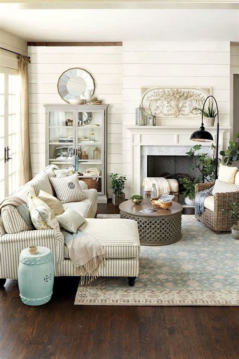 Decorating a modern living room can be tricky. Neutral Farmhouse Living Room Decor Ideas | FARMHOUSE ...