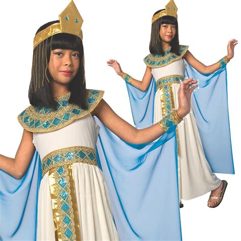 Girls Cleopatra Costume Egyptian Queen Kids Fancy Dress For Book Week