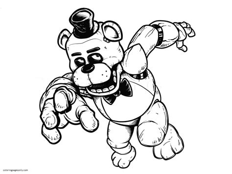 Five Nights At Freddys Coloring Pages Coloring Pages For Kids And Adults
