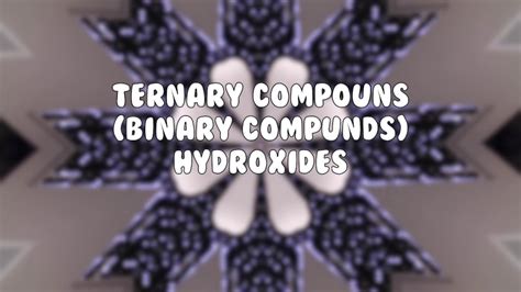 Nomenclature For Inorganic Compounds Youtube