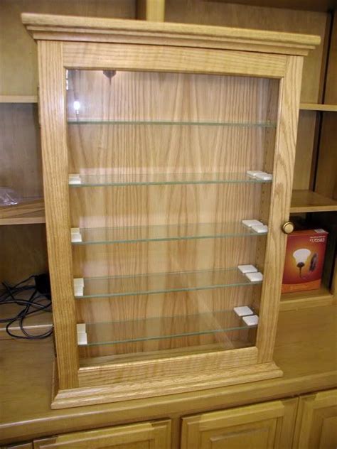 Shot Glass Display Cabinet 4 Ready To Hang On A Wall By