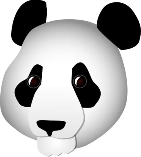 Panda Head Png Free Logo Image
