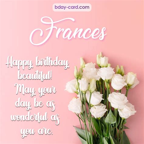 Birthday Images For Frances 💐 — Free Happy Bday Pictures And Photos