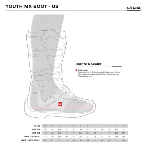 Draw a vertical line to mark the tip and heel end of your foot. Kids Tech 3S Boots | Alpinestars