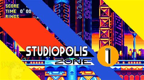 Sonic Mania Studiopolis Zone Act 1 And 2 Gameplay 🔹 No Commentary Youtube