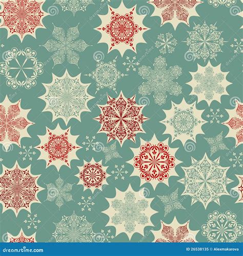 Seamless Winter Pattern Stock Vector Illustration Of Happy 26538135