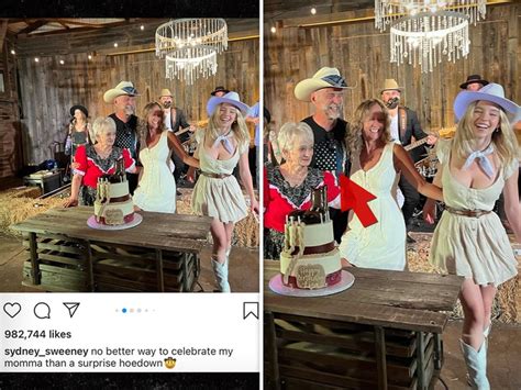 Sydney Sweeney S Hoedown Party For Mom Branded Right Wing MAGA Leaning Cirrkus News