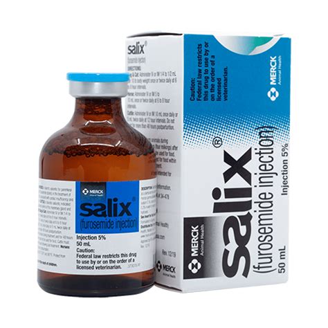 Salix Furosemide Injection Merck Animal Health Usa