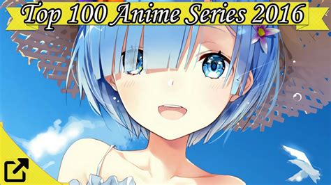 Top 100 Anime Series 2016 Myanimelist Rank Youtube