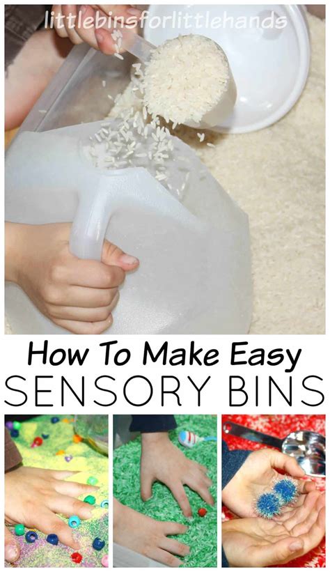 Easy Sensory Bins For Cheap And Simple Sensory Play
