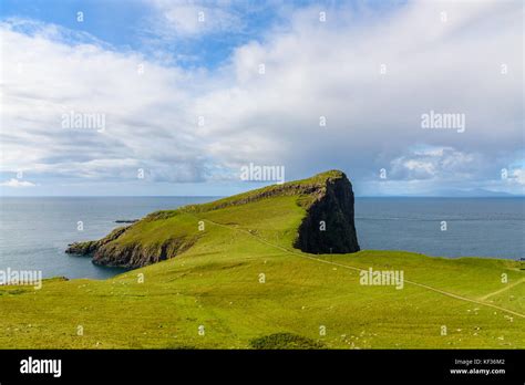 Cliffs Of Neist Point Rugged And Rocky Coast On The Isle Of Skye In