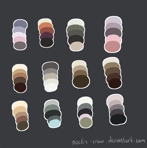 F2u Color Palettes By Noctis Crow On Deviantart