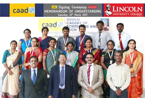 34 private university colleges in malaysia. CAAD - Chennai Academy of Architecture and Design- SIGNING ...