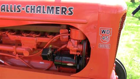1956 Allis Chalmers Wd45 Wide Front Diesel Youtube