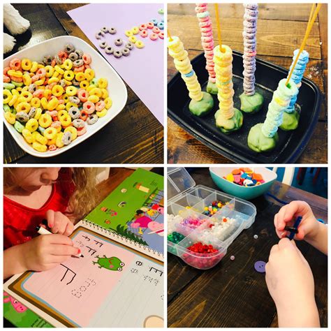 Easy Preschool Activities to do at Home - Glitter On A Dime