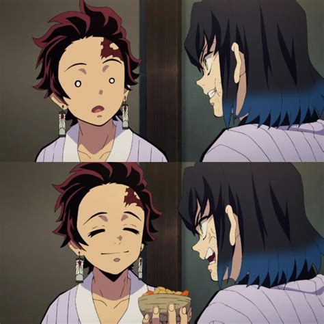 Tanjiro And Inosuke Kimetsu No Yaiba Slayer Anime Anime Anime Memes